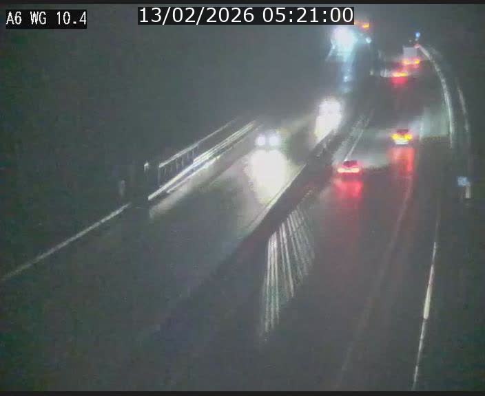 Traffic live webcam Luxembourg Mamer - A6 - BK 10.4 - direction Luxembourg/France/Allemagne