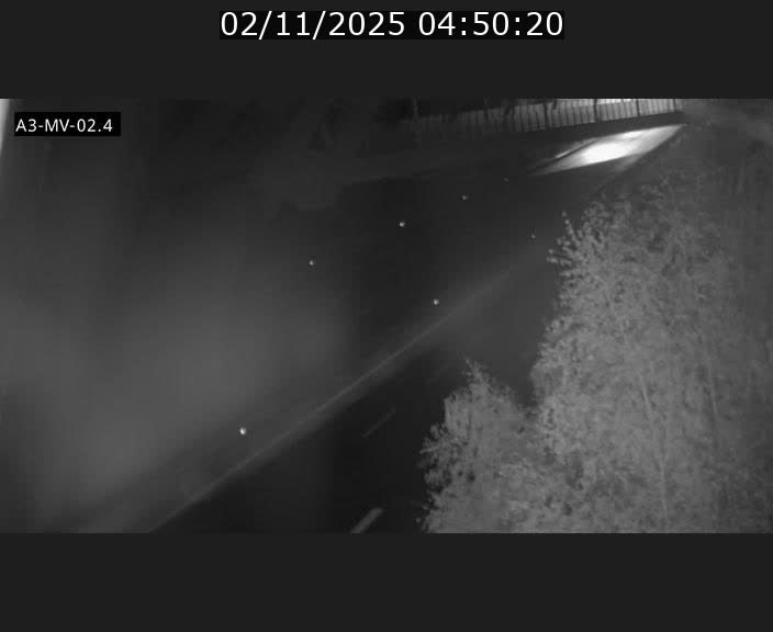 Webcam autoroute de la France (A3) au Luxembourg à Fentange, à proximité de la Croix de Gasperich. Vue orientée vers la Cloche d'Or