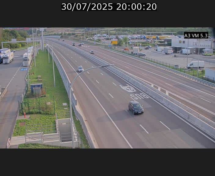 Traffic live webcam Luxembourg Aire de Berchem - A3 - BK 5 - direction France
