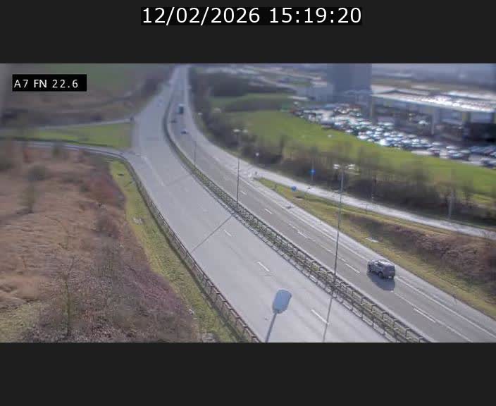 Caméra trafic Luxembourg - A7, Colmar-berg direction Mersch