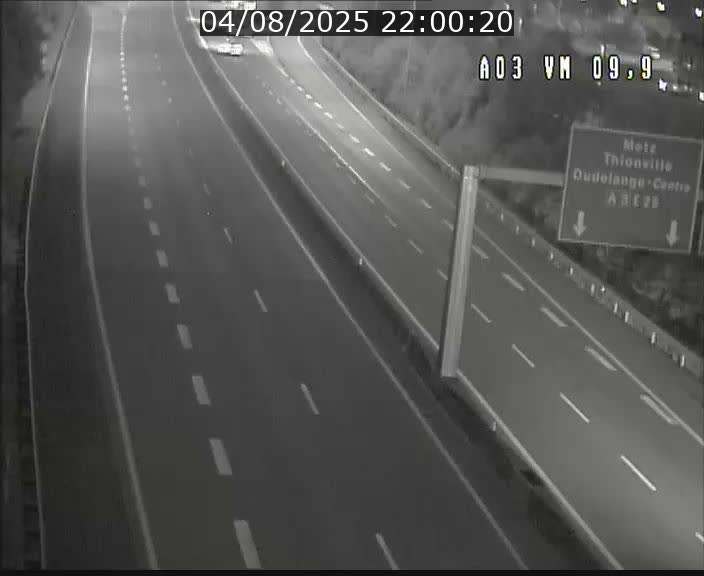 Webcam Autoroute à la Croix de Bettembourg - A3 - BK 9.9 - direction France