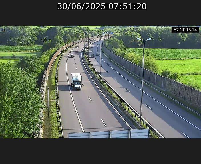 Caméra trafic Luxembourg - A7, Tunnel Mersch, entrée nord, direction Lorentzweiler