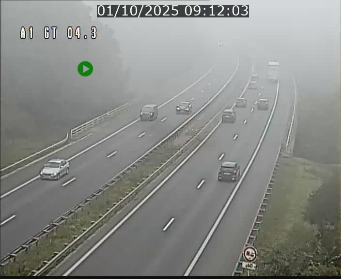 Traffic live webcam Luxembourg Itzig - A1 direction Sandweiler - BK 4.3