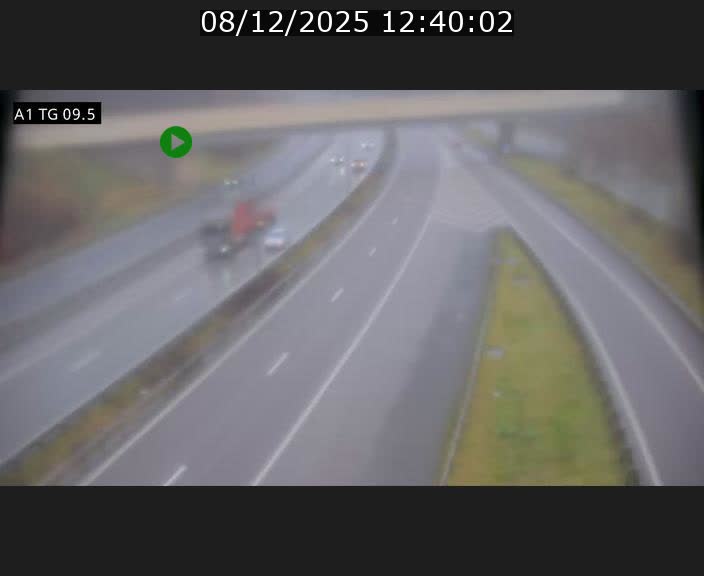 Traffic live webcam Luxembourg Jonction Grünewald - A1 direction Luxembourg-ville - BK 9.5