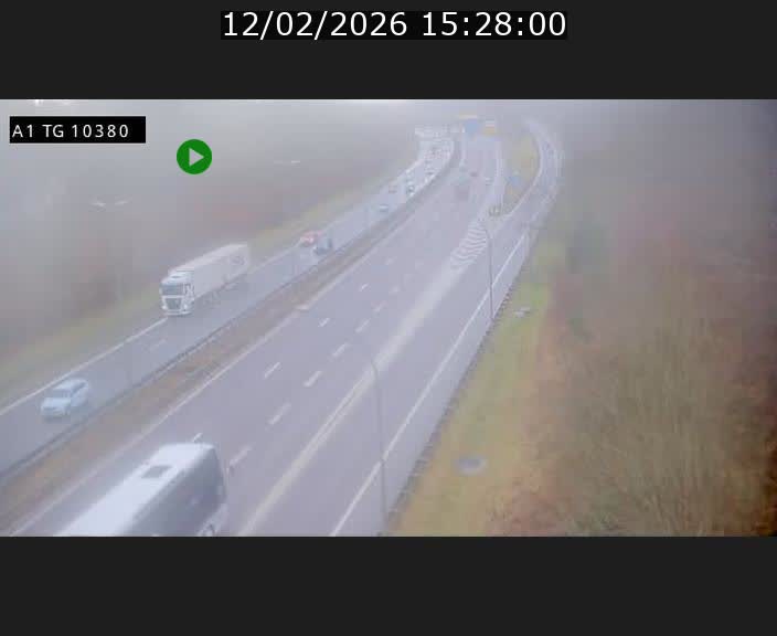 Traffic live webcam Luxembourg Senningerberg - A1 direction Luxembourg Kirchberg - BK 10.3