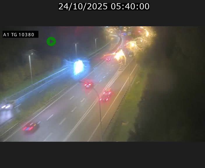 Traffic live webcam Luxembourg Senningerberg - A1 direction Luxembourg Kirchberg - BK 10.3