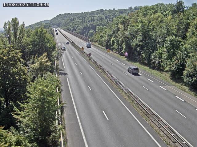 Caméra autoroute France - A30, Hayange direction Metz