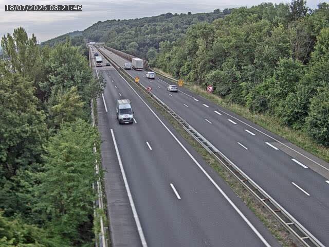 Caméra autoroute France - A30, Hayange direction Metz