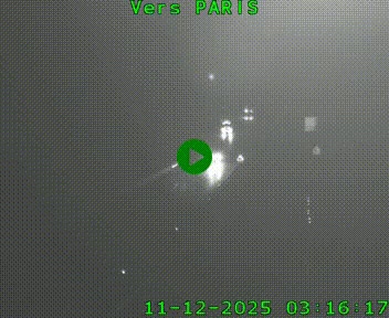 Caméra routière sur l'autoroute A20 à Bessines-sur-Gartempe. Vue orientée vers Paris