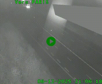 Caméra routière sur l'autoroute A20 à Saint-Pardoux-l'Ortigier, à la jonction avec l'A89. Vue orientée vers Paris