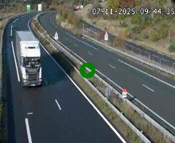Caméra autoroute A75 à hauteur de la sortie 49 Le Caylar en direction de Montpellier