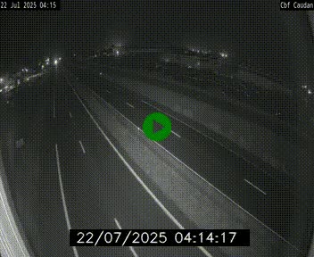 Webcam sur la N165 à hauteur de Caudan, dans le Morbihan.