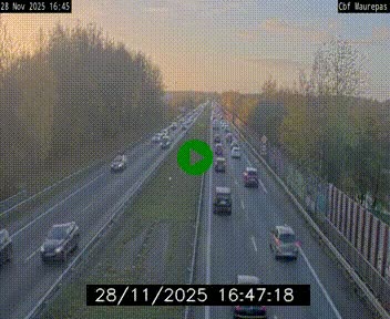 Webcam sur le périphérique de Rennes (N136) à hauteur de Maurepas, au nord de la ville