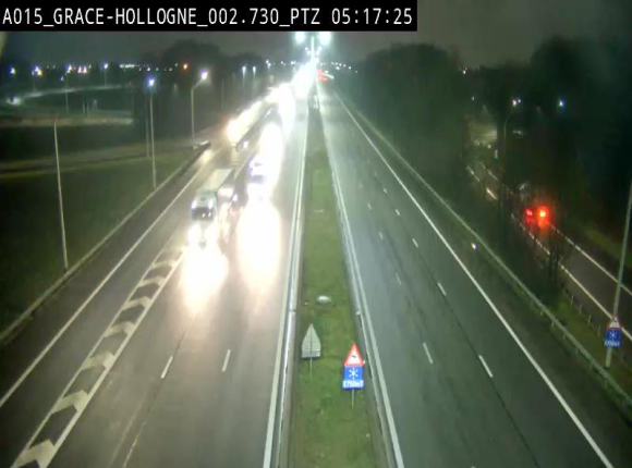Caméra trafic Belgique - Grâce-Hollogne - E42, jonction avec A604, direction Loncin/Aéroport de Liège -  BK 3.2