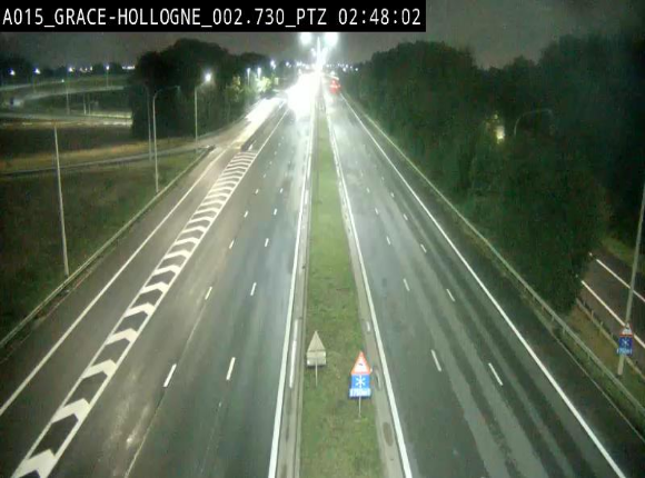Caméra trafic Belgique - Grâce-Hollogne - E42, jonction avec A604, direction Loncin/Aéroport de Liège -  BK 3.2