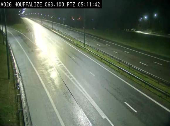 Caméra autoroute Belgique - Houffalize, E25 direction Liège