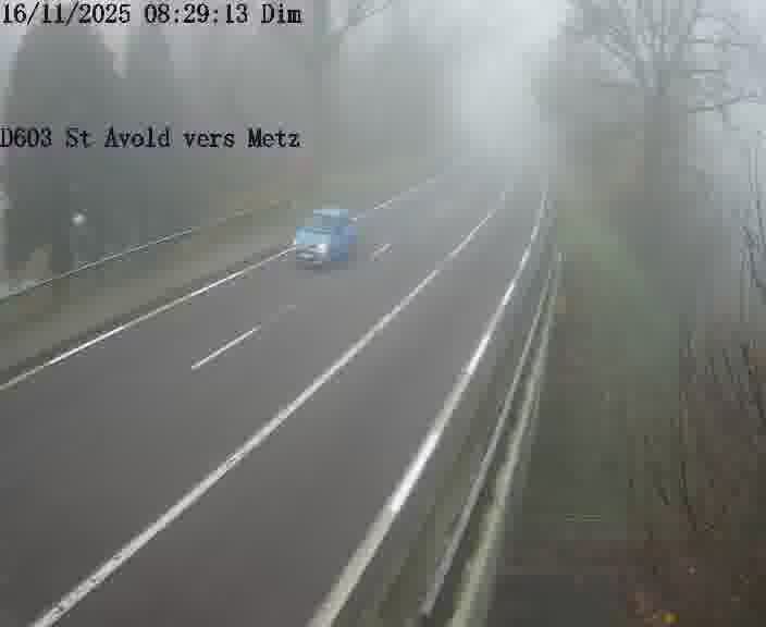 Clone of Webcam sur la D603 située à proximité de Saint-Avold. Vue orientée vers Metz