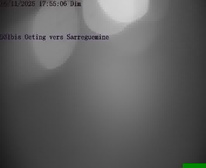 Webcam installée le long de D31bis (France) à Oeting, pointée vers Sarreguemines, utile pour suivre précisément les conditions de trafic.