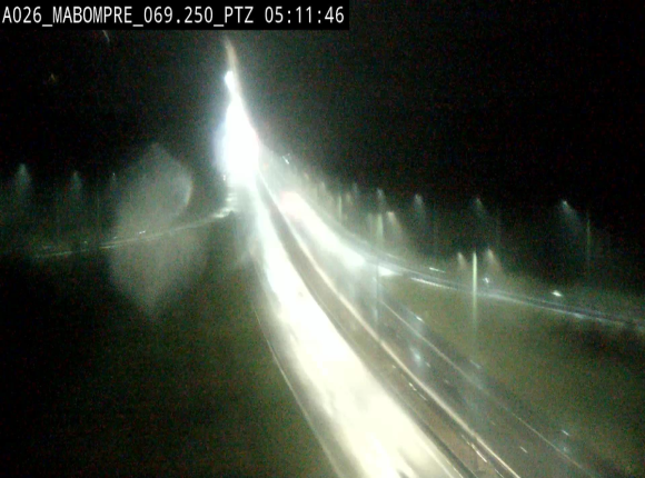 Webcam E25 (A26) à Mabompré. Vue orientée vers Liège