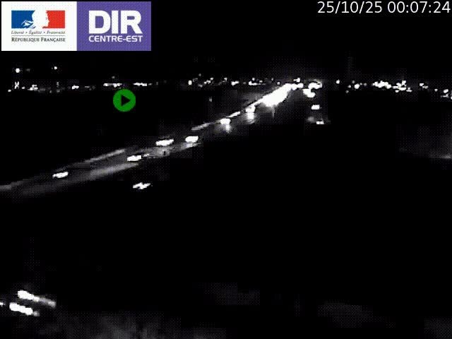 Clone of Caméra de circulation sur A7 à Lyon Perrache vers Marseille, le long du Rhône