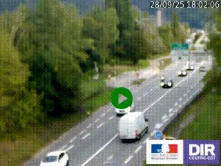 Webcam info trafic à proximité de Vizille sur la N85, au niveau du point de vue du Saut du Moine à Champagnier