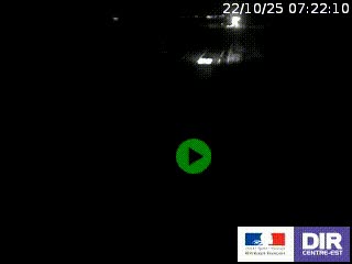 Webcam routière sur la RN7 à hauteur de Toulon-sur-Allier, entre Moulins et Vichy