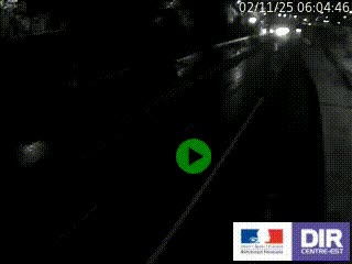 Caméra autoroutière sur l'A47 à hauteur de Givors, a proximité de Lyon. La webcam est orientée vers Lyon