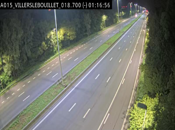 Webcam autoroute Belgique - Villers-le-Bouillet - E42 direction Liège - BK 18.7