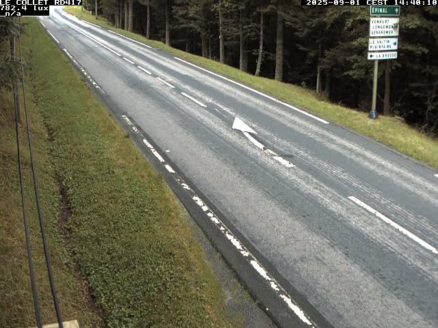 Caméra du Collet sur la route de Colmar (D417)