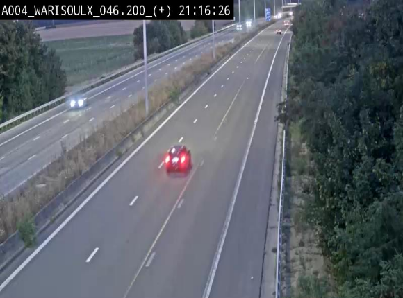 Webcam autoroute Belgique - Warissoulx - E411 - BK 46.2
