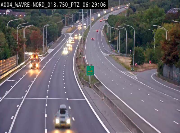 Webcam traffic E411(A4) - BK 18.7 - Bierges (Wavre Nord)