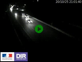 Webcam routière à Saint-Etienne-Terrenoire sur la RN88 avant la jonction entre l'A72 et le Boulevard Périphérique de Saint-Etienne