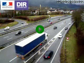 Caméra routière à hauteur de la sortie 15 Chambéry-centre au PK 4,103 en direction d'Albertville