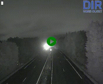 Webcam sur le périphérique de Caen (N814) à l'est de la ville, à Mondeville hauteur de la sortie 2, Presqu'île-Rives de l'Orne, au bout de l'autoroute A13