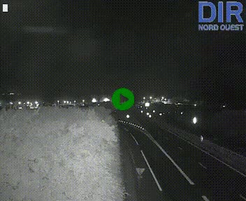 Webcam au début de l'A84 sur le périphérique Ouest de Caen (N814) à hauteur de la sortie 9, Porte de Bretagne