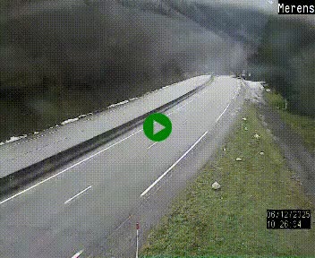 Webcam Ax-les-Thermes sur N20, en direction d'Andorre