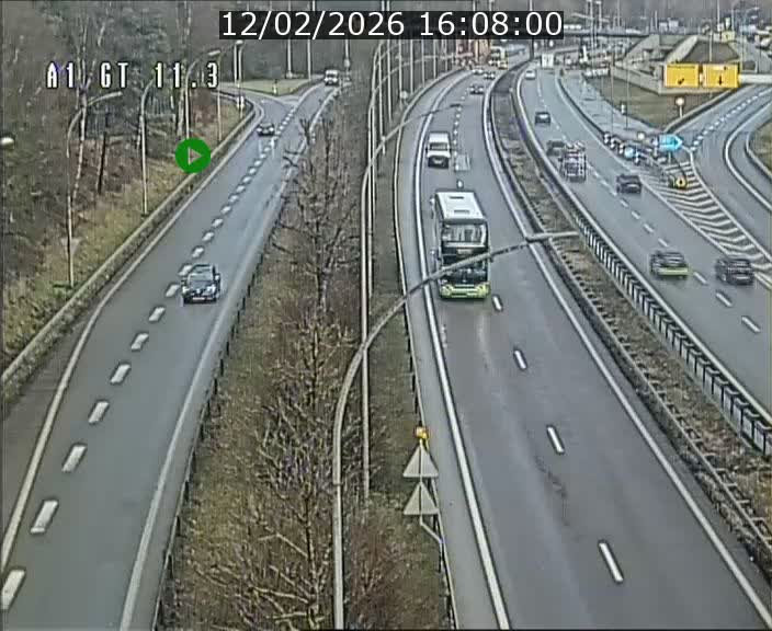 Traffic live webcam Luxembourg Senningerberg - A1 direction Allemagne - BK 11.3