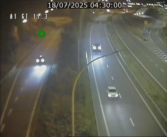 Traffic live webcam Luxembourg Senningerberg - A1 direction Allemagne - BK 11.3