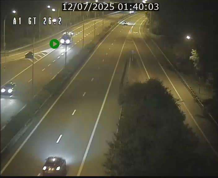 Traffic live webcam Luxembourg Grevenmacher - A1 direction Allemagne - BK 26.2