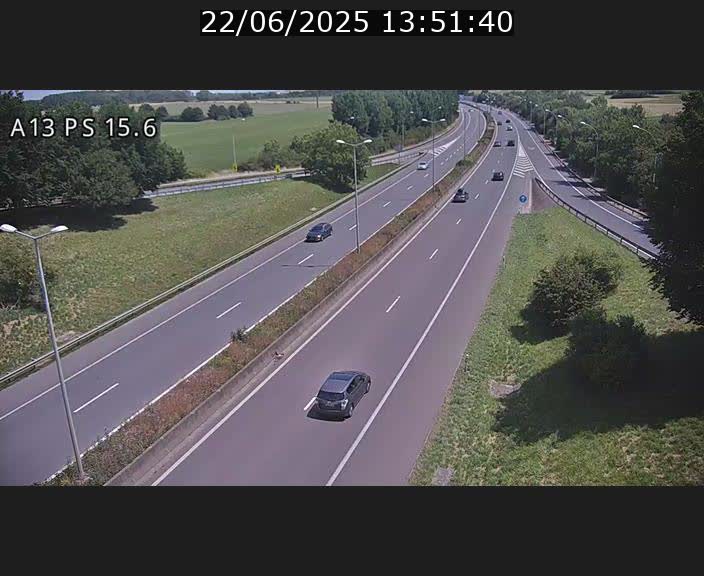 Traffic live webcam Luxembourg Kayl - A13 direction Dudelange - BK 15.6