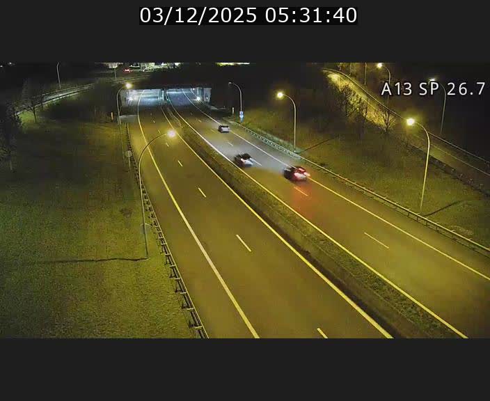 Traffic live webcam Luxembourg Frisange - A13 direction Luxembourg-ville - BK 26.7