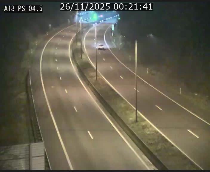 Traffic live webcam Luxembourg Differdange - A13 direction Esch-sur-Alzette - BK 4.5