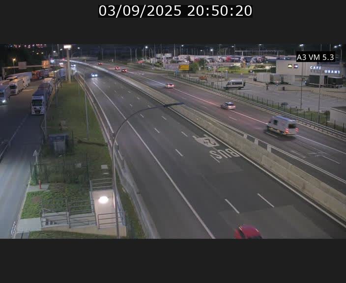 Traffic live webcam Luxembourg Aire de Berchem - A3 - BK 5 - direction France