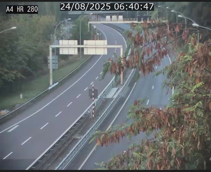 Webcam traffic A4 Luxembourg - BK 0.2 - P+R Bouillon (direction Luxembourg)