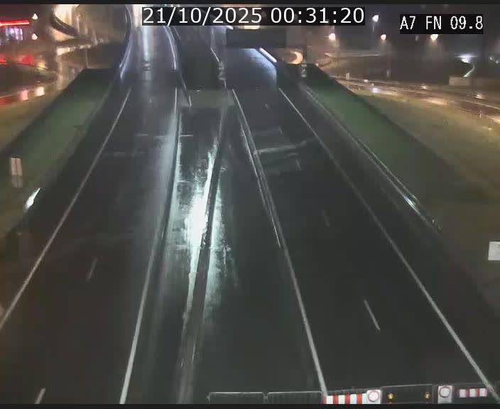 Caméra trafic Luxembourg - A7, Tunnel Gousselerbierg, sortie sud, direction rond-point Lorentzweiler (BK 9.9)