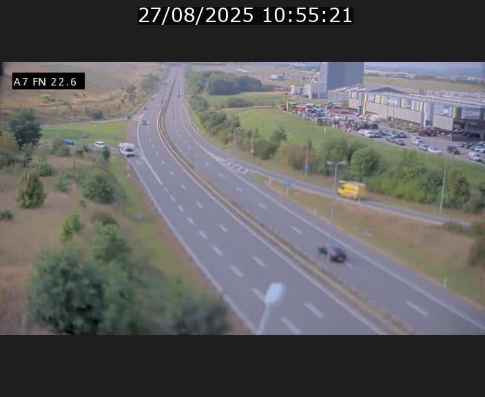 Caméra trafic Luxembourg - A7, Colmar-berg direction Mersch