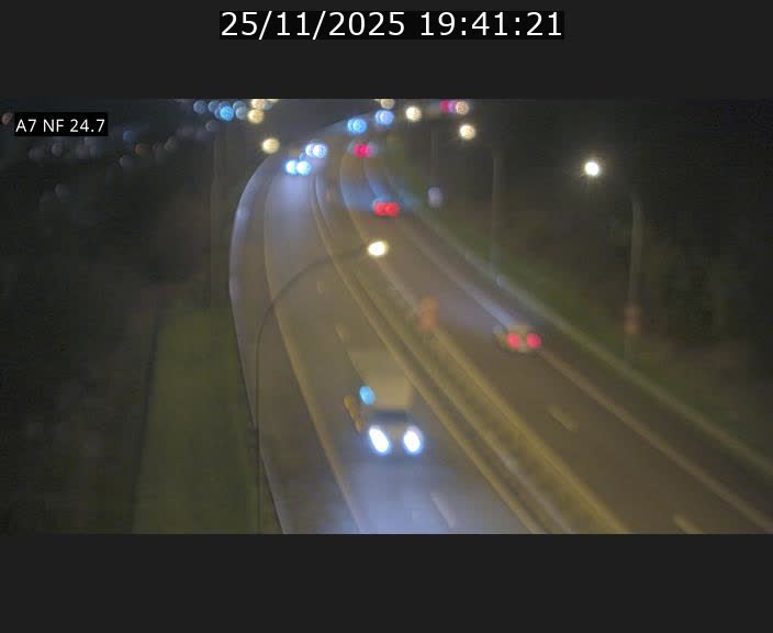 Caméra trafic Luxembourg - A7, Schieren direction Mersch