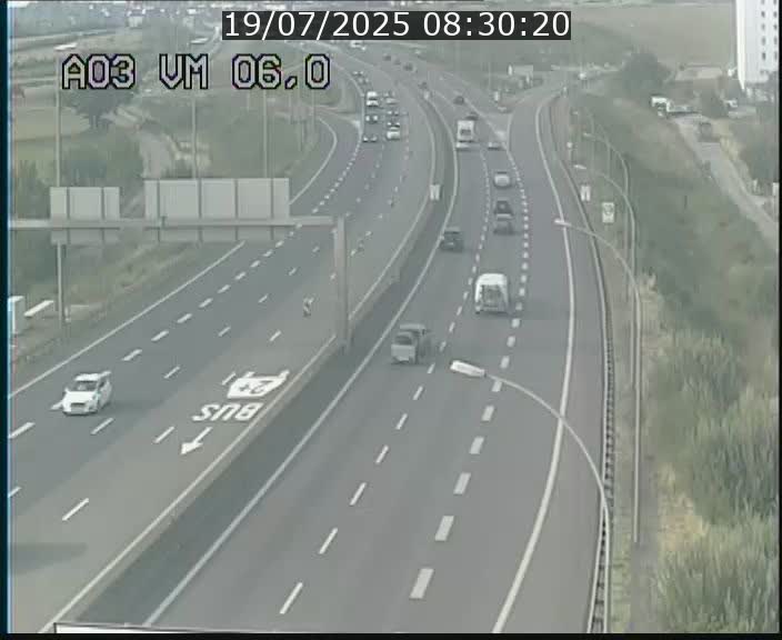Traffic live webcam Luxembourg Aire de Berchem - A3 - BK 6 - direction France
