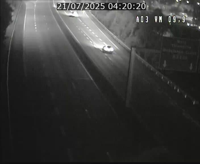 Webcam Autoroute à la Croix de Bettembourg - A3 - BK 9.9 - direction France
