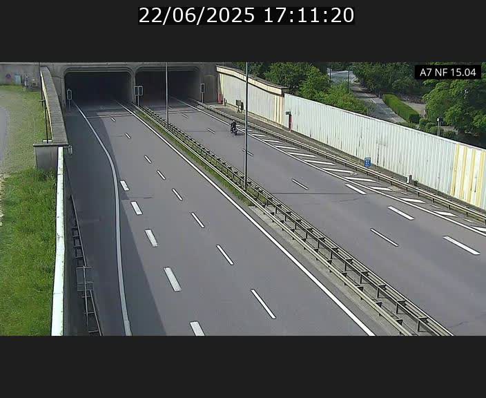 Caméra trafic Luxembourg - A7, Tunnel Mersch, entrée sud, direction Ettelbruck
